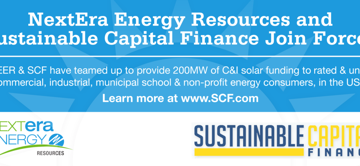 Sustainable Capital Finance and NextEra have formalized a multi-year collaboration