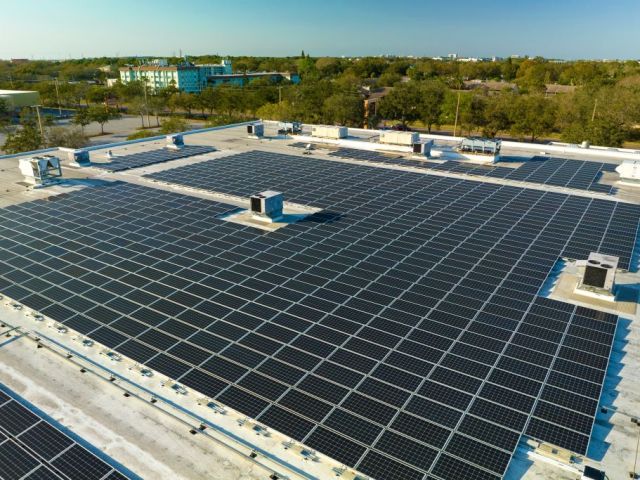 Production,Of,Sustainable,Energy.,Aerial,View,Of,Solar,Power,Plant